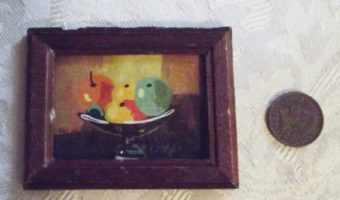 WORLD’S SMALLEST. STILL LIFE PAINTING