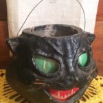 Vintage 1940s﻿ Halloween Paper Mache Lanterns/Candy Containers=$$$$