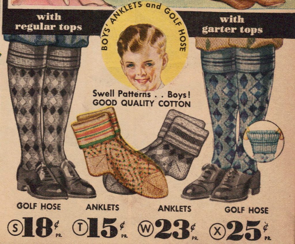 1934 socks ad