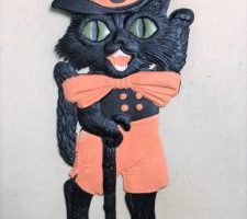 Collectible Vintage Halloween Die-cut Cardboard Decorations
