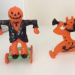 Vintage Halloween Rosen, Rosbro hard plastic candy containers