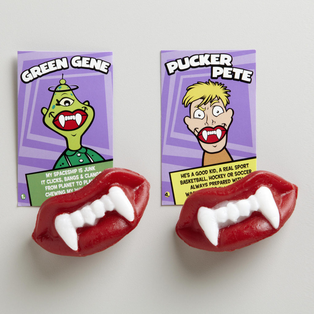 Candy wax vampire teeth